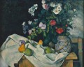 Nature morte aux fleurs et aux fruits Paul Cézanne
